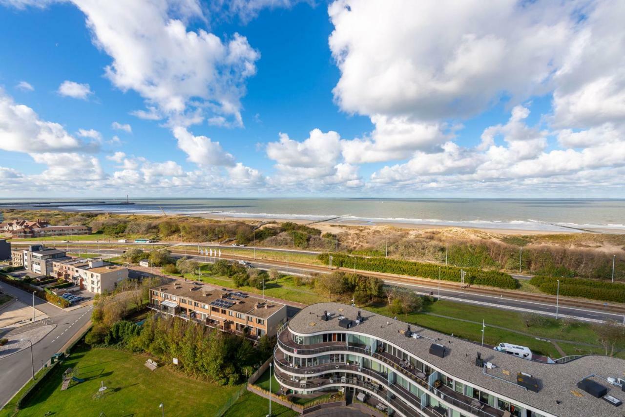 Panoramic & Modern Apartment With Sea View Bredene Dış mekan fotoğraf