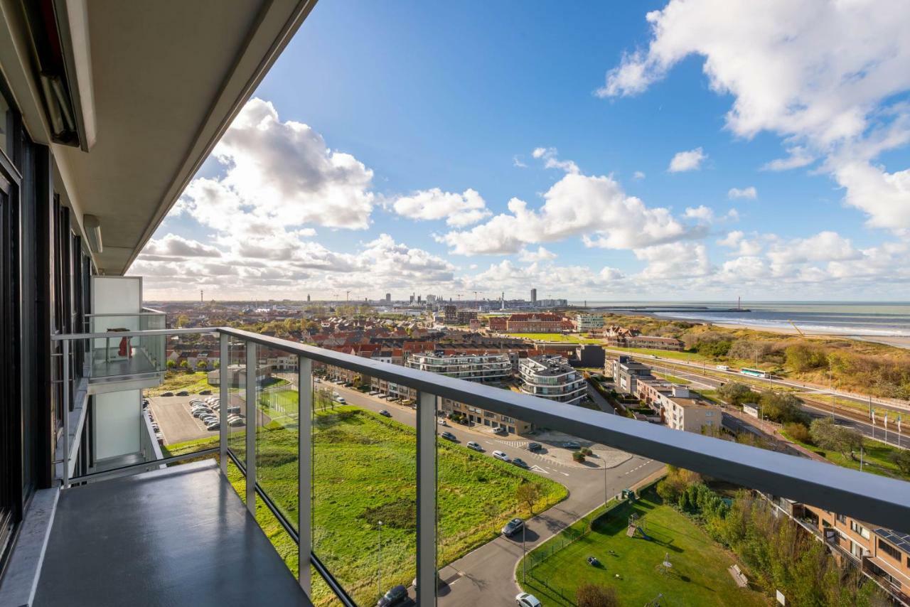 Panoramic & Modern Apartment With Sea View Bredene Dış mekan fotoğraf