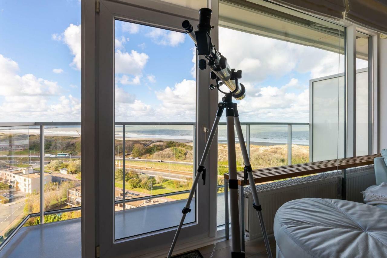 Panoramic & Modern Apartment With Sea View Bredene Dış mekan fotoğraf